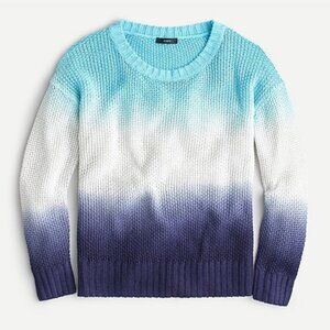 J. Crew Dip-dyed Ombré Beach Sweater